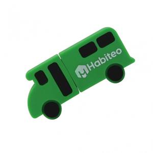 2019 tendência usb flash drive 32gb logotipo personalizado, escola ônibus pvc-stick - Product Image 4