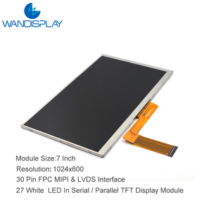 Wandisplay 7 inch 1024*600 IPS màn hình LCD 7 inch TFT hiển thị với 30pin mipi LVDS giao diện - Product Image 5