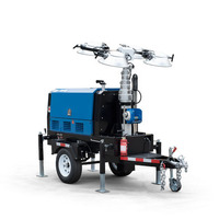 Tragbarer Diesel generator mit Flutlicht-Beleuchtungs turm