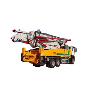 Pompe à béton montée sur camion de 52 mètres HB52V avec moteur diesel et roulement 180 m/h haute efficacité - Product Image 6
