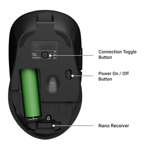 Nhà Máy Trực Tiếp Độ Chính Xác Cao Có Thể Sạc Lại Không Dây Im Lặng Chuột Ergonomic Chế Độ Kép Kim Loại Màu Xám Chuột Cho Máy Tính Xách Tay Máy Tính - Product Image 6