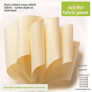 <span class=keywords><strong>Tela</strong></span> de Algodón de Alta Calidad de 6 Hilos para Punto de Cruz, <span class=keywords><strong>Tela</strong></span> <span class=keywords><strong>Aida</strong></span> Precortada para Kits de Bordado para Principiantes, <span class=keywords><strong>Precio</strong></span> al por Mayor - Product Image 5