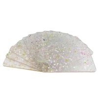 3MM Transparent Glitter Acrylique Board Candy Color Oignon Poudre Plexiglas Porte-clés Décoration DIY Guka Anime Périphérique