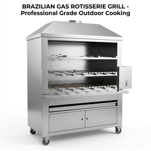 <span class=keywords><strong>Asador</strong></span> Brasileño Grande de Acero Inoxidable, Parrilla de Carbón para Restaurante y Eventos al Aire Libre - Product Image 3