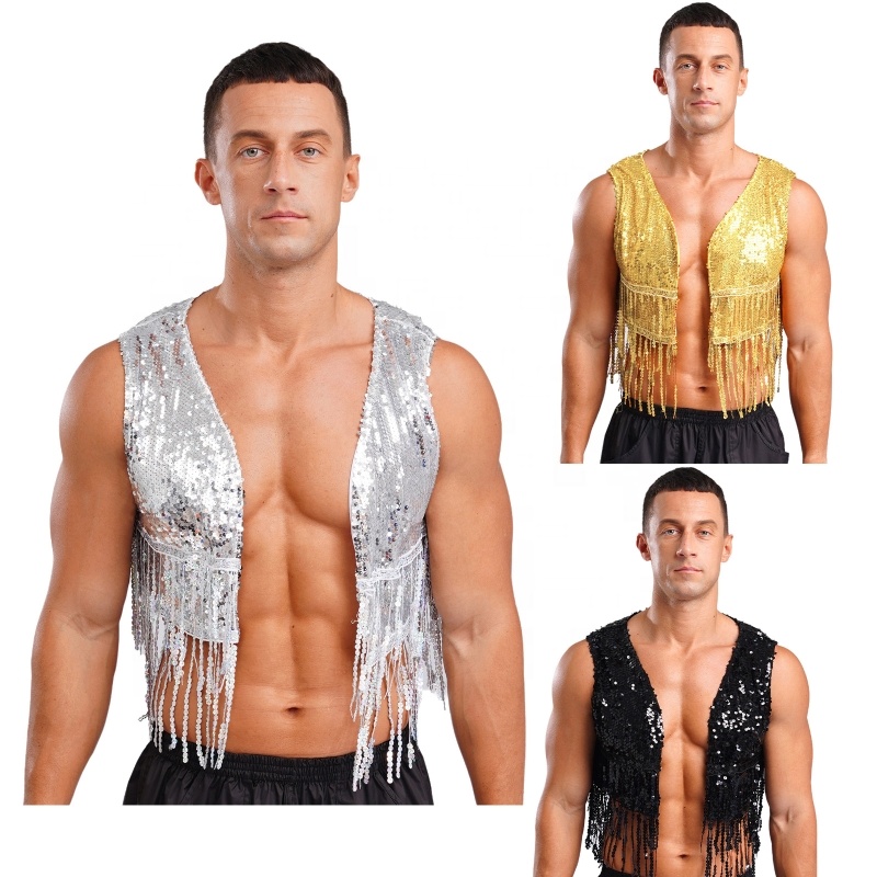 Disfraz De Discoteca Para Hombre Con Purpurina, Set De 5 Accesorios: Sombrero, Guantes, Corbata, Pajarita Y Tirantes, Ideal Para Fiestas De Los 70 Y Disfraces De Jazz, Talla Única Negra