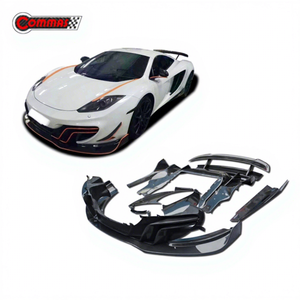 Kit carrosserie en fibre de carbone style DC pour McLaren MP4 12C : Lame avant, jupes latérales, prises d'air latérales, diffuseur arrière, aileron arrière - Product Image 1