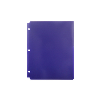 Carpeta de Archivos de Plástico con 3 Orificios y Dos Bolsillos para Documentos, Carpetas Decorativas