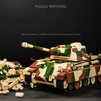 Tanque Alemán Panther Mediano Tipo G 97002, Bloques de Construcción, Modelo de Juguete para Niños