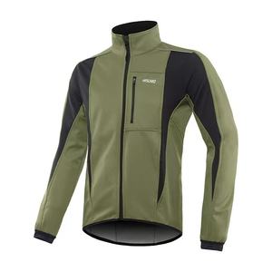 High Quality <b>Winter</b> Warm Unisex Short Sleeve <b>Cycling</b> <b>Jacket</b>-100% Polyester Softshell Windproof Waterproof Quick Dry Thermal - Product Image 4