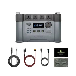 Allpowers 2400W 1452Wh สถานีไฟฟ้าพกพา เครื่องกำเนิดพลังงานแสงอาทิตย์ คลื่นไซน์บริสุทธิ์ ระบบชาร์จ MPPT สำหรับใช้ในบ้าน/รถบ้าน/สำรองไฟ/ตั้งแคมป์ รุ่น AP-SS-009-BLA-PR - Product Image 6