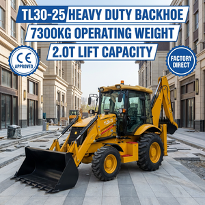 รถขุดขนาดเล็ก TL30-25 2T 3cx เหมาะสำหรับงานขุดดิน 4x4 สำหรับฟาร์ม เหมือง และไซต์ก่อสร้าง น้ำหนักรวมและขนาดกะทัดรัด 7300 กก. - Product Image 1
