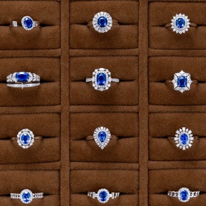 แหวนทองคำแท้ 14K 18K ชุบโรเดียม ประดับพลอยสังเคราะห์สีแดงทับทิม ไพลิน มรกต พาราอิบา ขนาด 1 กะรัต 2 กะรัต 3 กะรัต ขายส่ง - Product Image 3