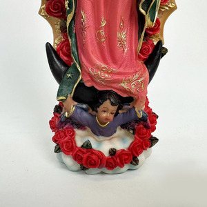 Regalo de Navidad, Figura Religiosa, Sagrada Familia, Estatuas Mexicanas de <span class=keywords><strong>la</strong></span> <span class=keywords><strong>Virgen</strong></span> María, Decoración del Hogar, Artesanía de Resina de Europa, Escultura Artística - Product Image 5