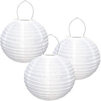 Offre Spéciale Nylon Suspendus Lumière Imperméable À L'eau En Plein Air Lumières Décoratives Solaire Chinois Lanterne Lumières