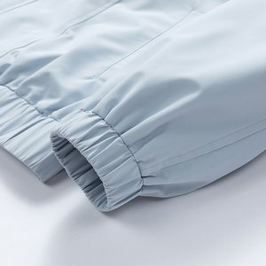 Veste pour homme 100% polyester, 485 GSM, fermeture éclair, couleur assortie, impression personnalisée, épaules tombantes, respirante, style décontracté chic, patte de boutonnage. - Product Image 4