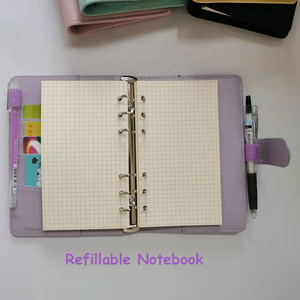 Nhà Cung Cấp Trường Học Cô Gái Thiếu Niên Viết Vẽ Hàng Tuần Hàng Tháng A6 Sữa Kế Hoạch Màu Hồng Lá Lỏng Lẻo Máy Tính Xách Tay Du Lịch Ghi Chú Tạp Chí - Product Image 5