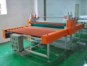 Pneumatische Doppelseiten beschichtung <span class=keywords><strong>Glass</strong></span> piegel folien l amini maschine - Product Image 2