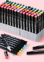 Le dernier vendeur chaud est le marqueur multifonctionnel de graffiti à double tête noir et blanc le plus classique de Chine