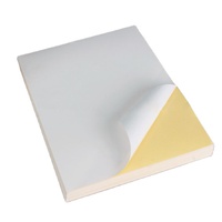 Feuilles d'autocollants en papier couché semi-brillant de haute qualité, format A4, 80 g, vierges, pour l'impression d'autocollants d'emballage