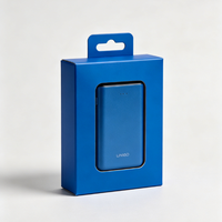 Boîte suspendue en carton biodégradable de qualité supérieure pour écouteurs et accessoires de téléphone, avec gaufrage et personnalisation de marque, écologique pour la vente au détail