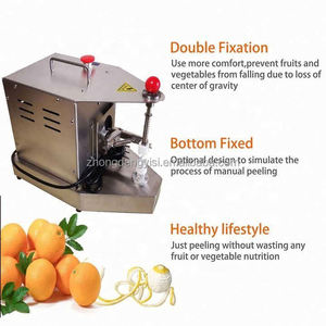 Electric Fresh Kiwi Fruit Orange Lemon Zester <b>apple</b> Round Shape Citrus <b>Peeler</b> Machine Pear mango Fresh Fruit Peeling Machine - Product Image 3