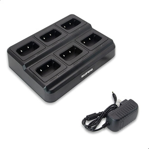 Baofeng เครื่องชาร์จ6ช่อง18W ชาร์จเร็วสำหรับแบตเตอรี่มาตรฐาน88ST888HD 888S 777S 666S - Product Image 5