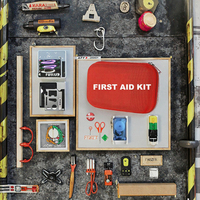 Trousse de premiers secours complète, best-seller, compacte, légère, durable, étanche, en EVA rigide, 1L, pour la randonnée, les voyages, la voiture