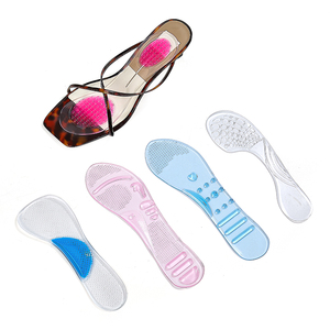 Semelles intérieures <span class=keywords><strong>pour</strong></span> talons hauts, coussinets en gel 3/4, semelles intérieures transparentes confortables, soutien des <span class=keywords><strong>chaussures</strong></span>, antidérapantes, autocollantes - Product Image 1