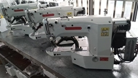 Machine à coudre électronique VMA en promotion, machine à point de recouvrement avec dispositif de changement de bouton facile pour usine de confection