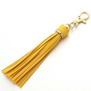 Fast Shipping PU Leather Tassels with Golden Metal Caps Lobster Swivel Keychain Tassels for Handbag Purse DIY Crafts - Product Image 4
