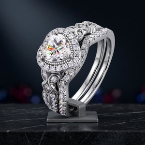 Anillo KAHOOT S925 de Plata Chapada en Oro con Moissanita de 1.1ct, Engaste de Garras, Patrón Clásico Francés, Estilo Minimalista de Lujo, Regalo de Boda - Product Image 5