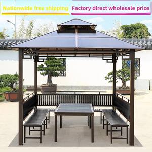 Tienda de sombrilla móvil de pérgola de cuatro esquinas de <span class=keywords><strong>aluminio</strong></span> <span class=keywords><strong>para</strong></span> exteriores simple <span class=keywords><strong>para</strong></span> patio <span class=keywords><strong>para</strong></span> ocio móvil de ocio al aire libre - Product Image 3