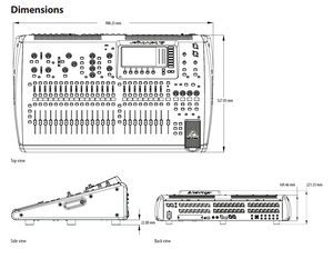 มิกเซอร์ดิจิตอล <span class=keywords><strong>Behringer</strong></span> <span class=keywords><strong>X32</strong></span> 40 แชนแนล 25 บัส พร้อมพรีแอมป์ MIDAS แบบตั้งโปรแกรมได้ 32 ตัว  25 มอเตอร์เฟดเดอร์  ช่องวีร์ชวลเอฟเอ็กซ์  และช่องแร็ค - Product Image 6