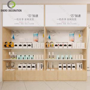 Diseño Interior de Tienda de Teléfonos Móviles, Exhibición Comercial Personalizada para Renovación de Tiendas, Decoración de Tiendas de Móviles - Product Image 1