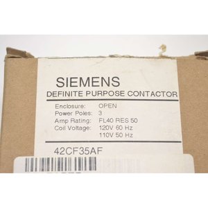 Contactor de CA Siemens 42CF35AF 40A 3P 110V 60Hz para Automatización Industrial - Product Image 5