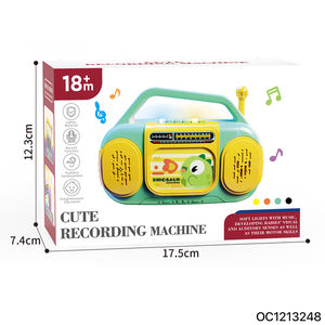 Apprentissage précoce Clavier musical multifonctionnel Enfants Boîte à musique personnalisée Jouets d'enregistrement audio radio avec <span class=keywords><strong>chansons</strong></span> <span class=keywords><strong>anglaises</strong></span> personnalisées - Product Image 6