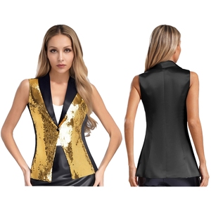 Chaleco elegante para baile latino de salón para mujer, chaleco para banquete, boda, desfile, celebración, trajes de baile latino - Product Image 2