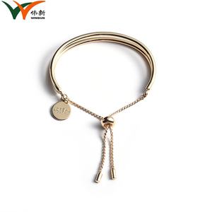 Brand Name English Letters <b>Metal</b> Sculpture <b>Bracelet</b> Simple Generous Gift <b>Bracelet</b> Jewelry - Product Image 2