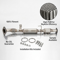 Convertidor Catalítico de Alto Flujo para Mazda CX-5 2013-2020 2.0L 2.5L Motor SkyActiv PE01-20-55X Ajuste Directo Sin Error de CEL Garantizado