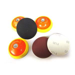 Disques de ponçage Sky Eagle 75MM100MM125MM150MM180MM P120 floqués avec dos adhésif pour polissage avec meuleuse d'angle - Product Image 1