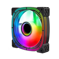2025 nouveau 120mm ARGB CPU ventilateur de refroidissement roulement à billes ordinateur bloc de construction boîtier avec contrôleur lumière CPU refroidisseur