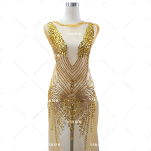 sachin and babi light blue dress Two Beautiful Woman Wear Skinny Gold Red Dress Shiny Sequin Stock Image