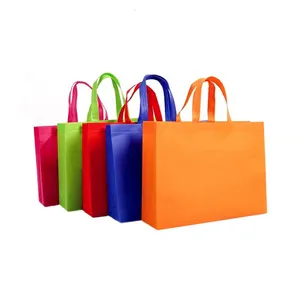 High Weight Capacity Customized Eco Friendly Non Woven Fabric Bag Cloth Bags With Printed Logo