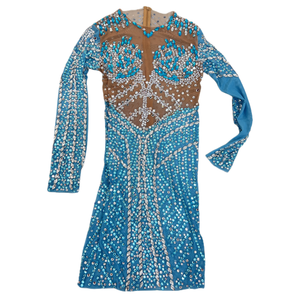 NOVANCE Robes De Soirée Élégante 2023 Nouveau Sexy Mini Dazzling Diamonds Blue Dress <span class=keywords><strong>Night</strong></span> Bodycon <span class=keywords><strong>Club</strong></span> Dress for Birthday Party - Product Image 5