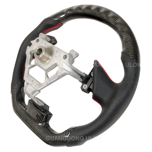 Roda kemudi serat karbon asli, dengan LED cocok untuk NISSAN <span class=keywords><strong>350Z</strong></span> 2003-2006 kualitas tinggi pabrik roda kemudi OEM - Product Image 6