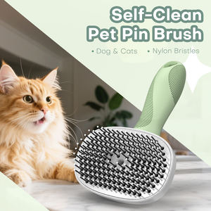 Autopulente peli di pelliccia di animali domestici spille in <span class=keywords><strong>Nylon</strong></span>/setole pettine cane e gatto spazzola - Product Image 2