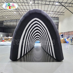 Tùy chỉnh Inflatable đường hầm quảng cáo trang trí lối vào đường hầm tổ chức sự kiện thể thao đường hầm với đèn Led ngoài trời triển lãm thương mại - Product Image 5