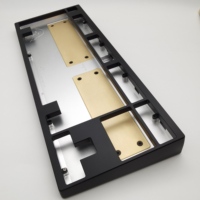 Service de fabrication sur mesure, boîtier de clavier mécanique en aluminium CNC, clavier CNC