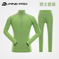 Ropa Interior Térmica Transpirable para Hombre Alpine PRO, Conjunto Deportivo de Invierno sin Costuras, Cómodo para Deportes de Invierno