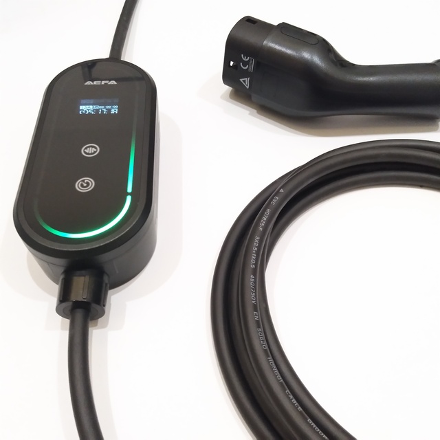 10KW 40A 1Phase Portable EV Charger With Type1 CEE Plug IP67WaterProof Type B(AC 30MA+DC 6MA)